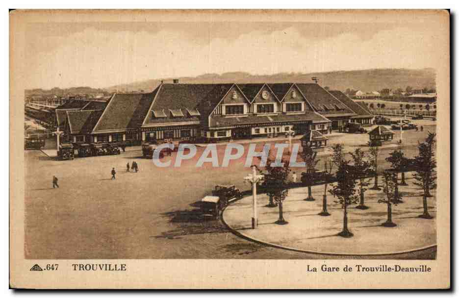 Trouville — La Gare de Trouville-Deauville — Cité des Arts Photomécaniques, Paris