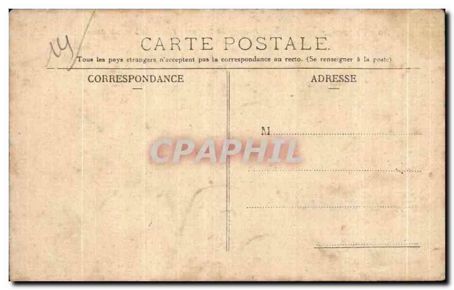Trouville — Passage du Bac pour Deauville à marée basse — n° 641 — Verso