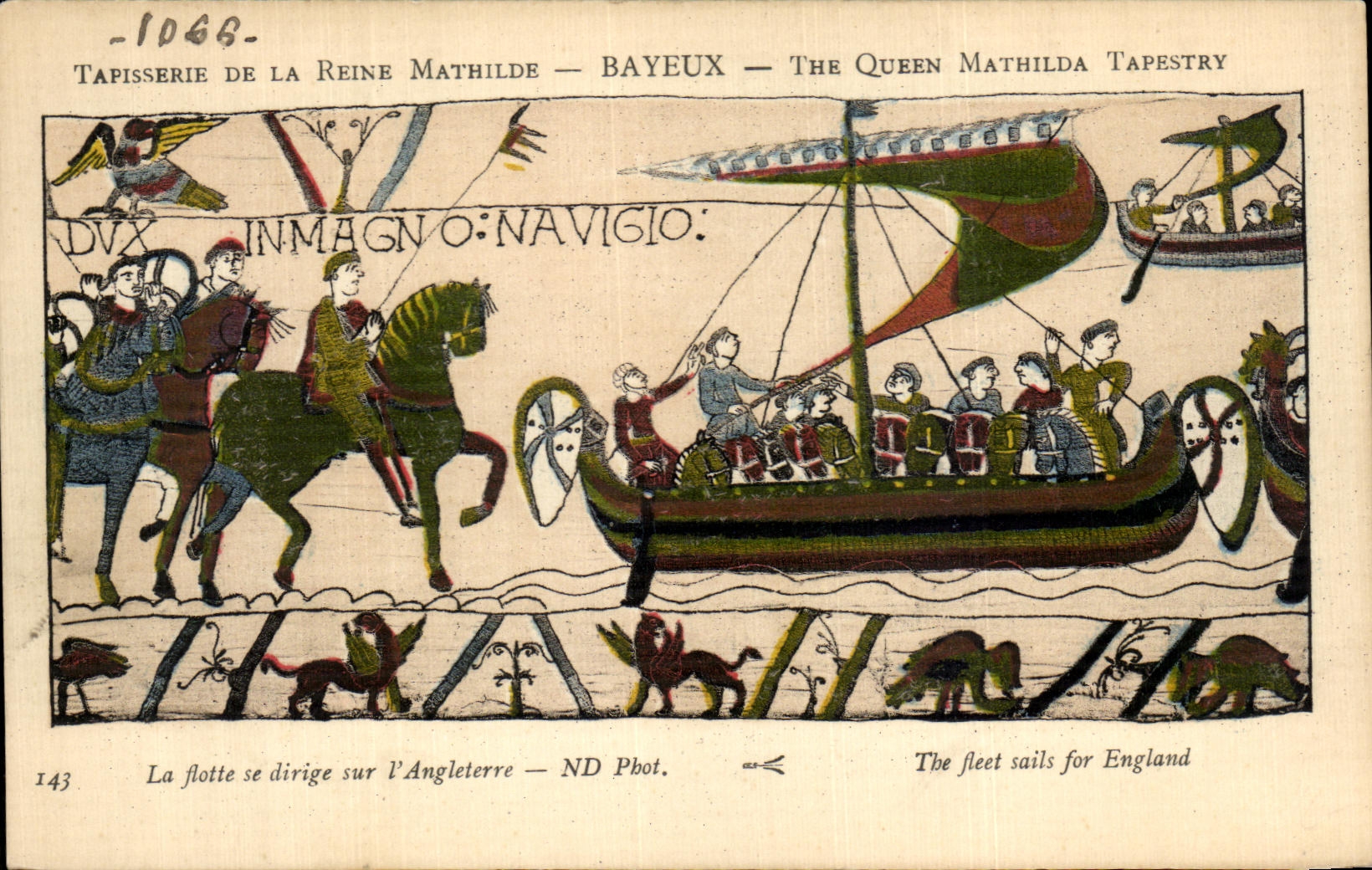 Tapisserie de la Reine Mathilde — Bayeux — ND Phot. — Série 143