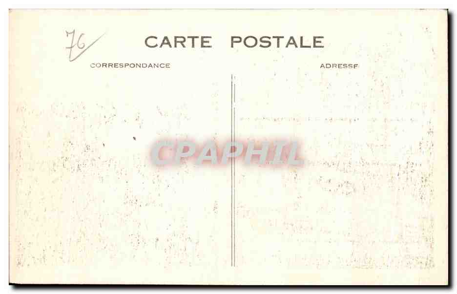 CPA Le Havre Boulevard Clemenceau et Hotel Frascati — Rückseite