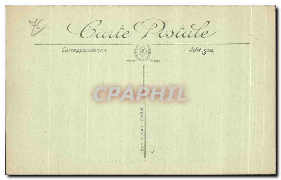 CPA Rouen La Rue de la Republique Republique Street — Verso
