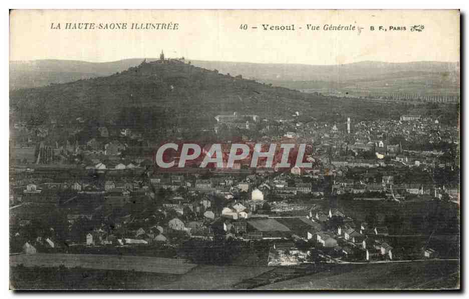 CPA La Haute Saone Illustree Vesoul Vue Generale