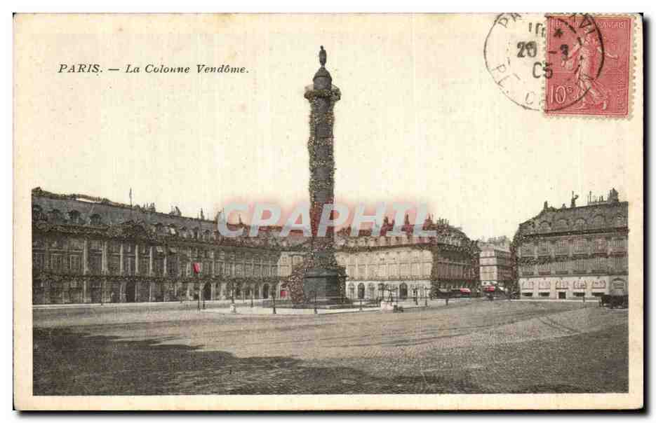 CPA Paris La Colonne Vendone