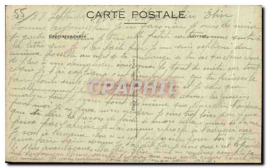 CPA La Grande Guerre Verdun Une Rue detruite Militaria — Verso