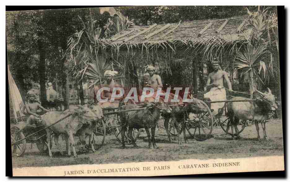 Jardin d'Acclimatation de Paris — Caravane Indienne — éditeur non visible