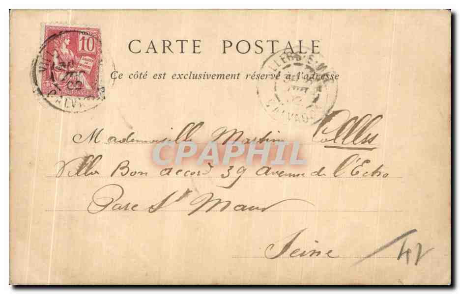 Villers-sur-Mer — Il Salto del Cane — Collezioni ND. Fot. — Verso