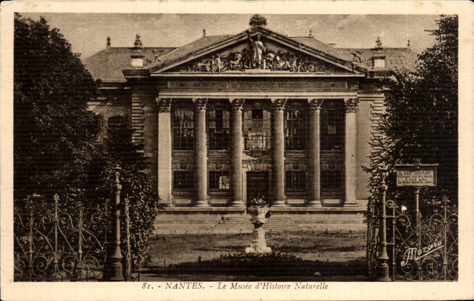 CPA Nantes Le Musee d Histore Naturelle