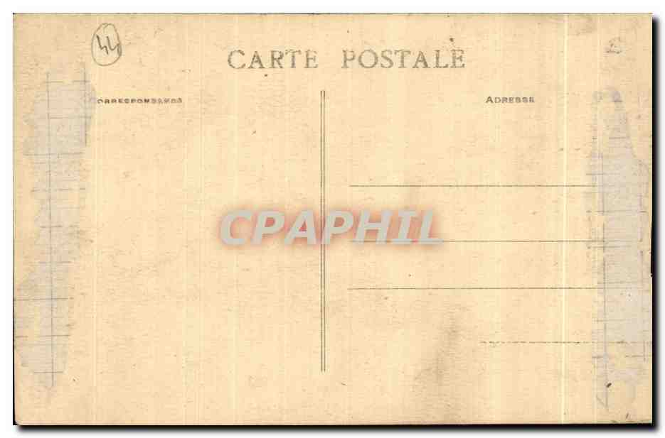 CPA Le Croisic Rochers du Grand autel — Rückseite