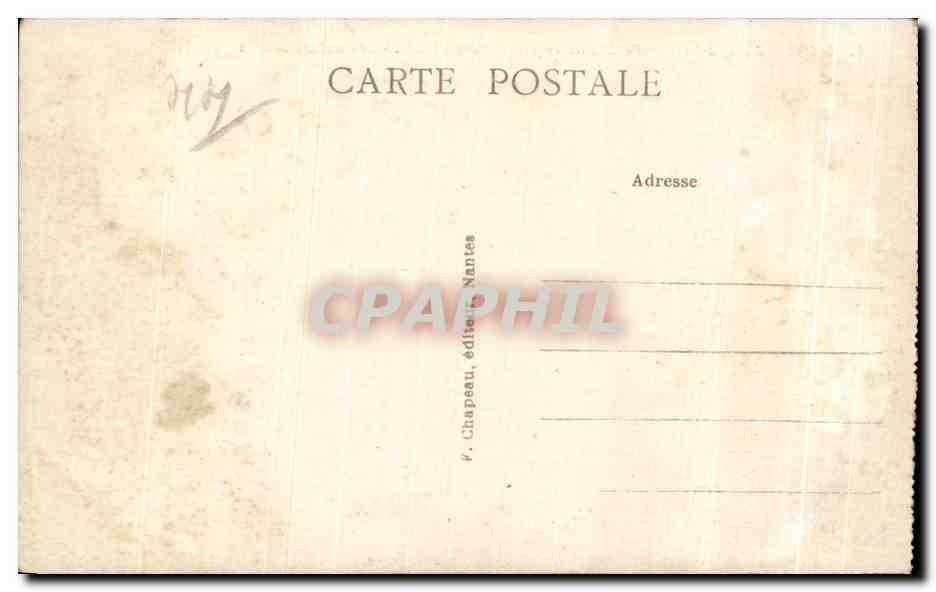 CPA Le Croisic (Loire inf) Panarama vers le Bourg de Batz Les Marais Salants — Rückseite