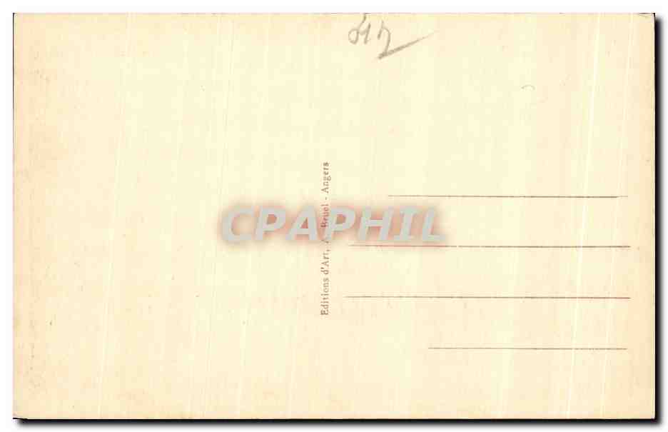CPA Le Croisic (Loire inf) Le Sanatorium de Pen Bron — Rückseite