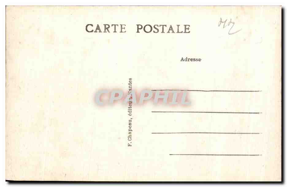 CPA Le Croisic (Loire Inf) Hopital Marin de pen Bron Sud — Rückseite