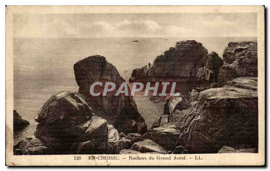 CPA Le Croisic Rochers du Grand Autel