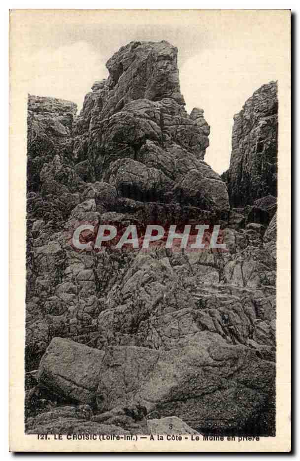 CPA Le Croisic (Loire Inf) A La Cote Le moine en Priere