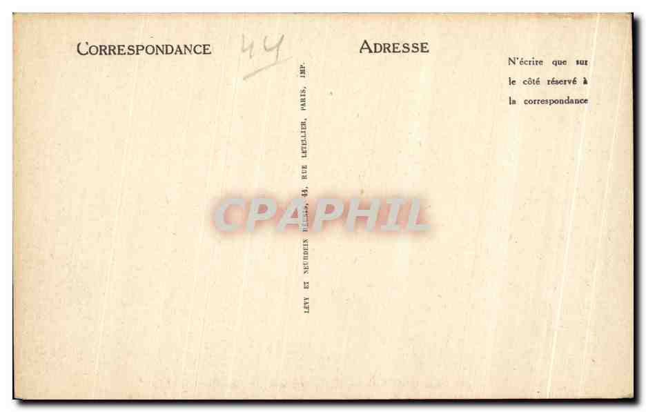 CPA Le Croisic Etablissement de Pen Bron Sanatorium — Rückseite