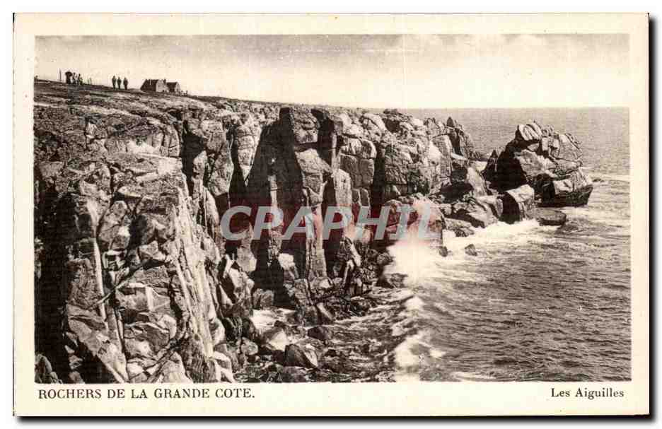 CPA Rochers De La Grande Cote Les aiguilles