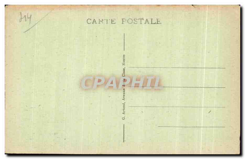CPA Le Croisic Elablissement marin de Pen Bron — Rückseite