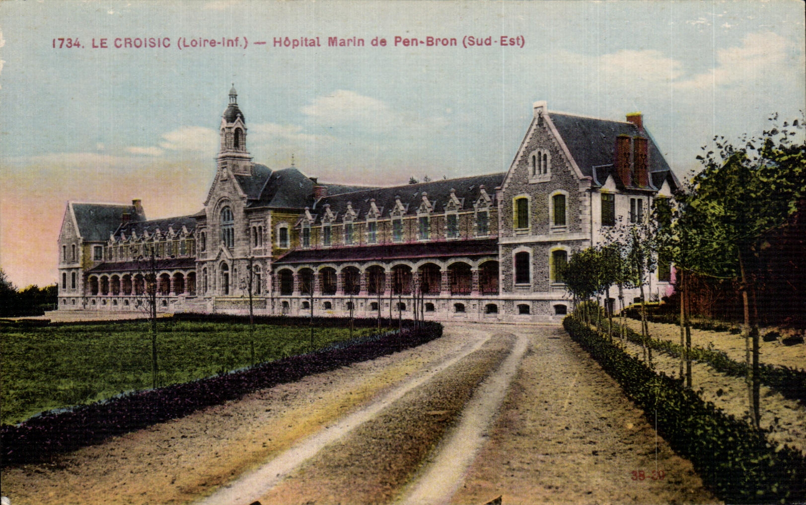 CPA Le Croisic (Loire inf) Hopital marin de Pen Bron