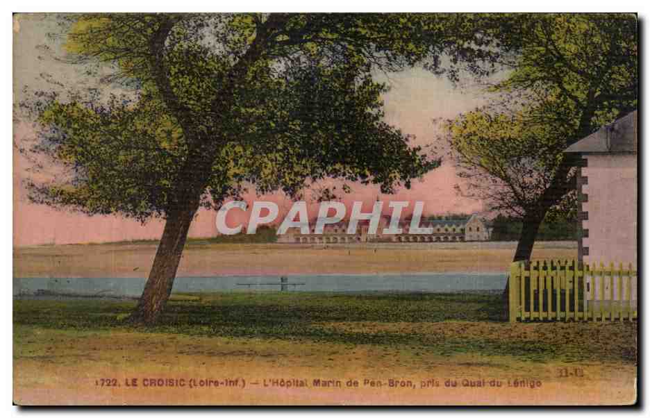 CPA Le Croisic (Loire int) L Hopital Marin de pen Bron pris du quai de Lenigo