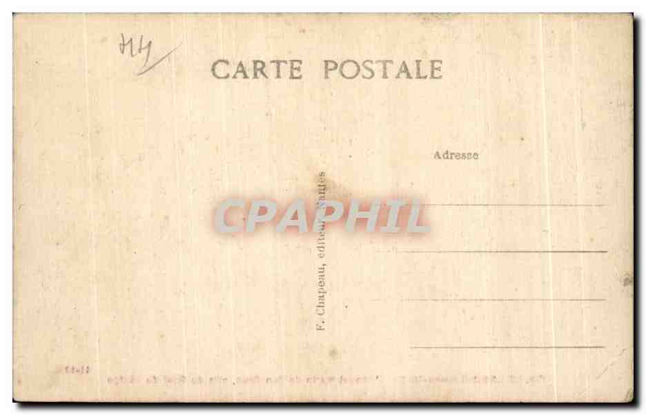 CPA Le Croisic (Loire int) L Hopital Marin de pen Bron pris du quai de Lenigo — Rückseite