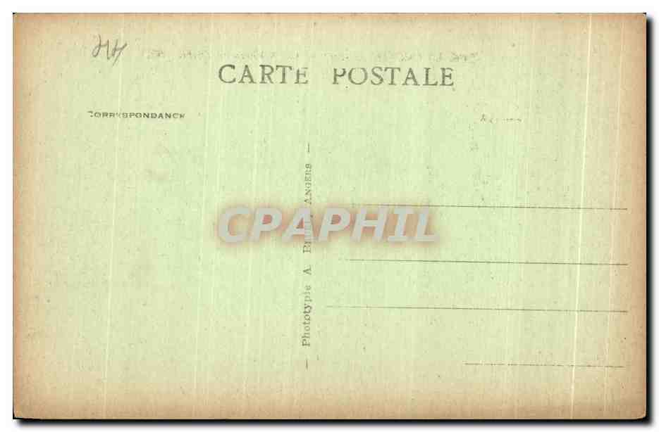 CPA Le Croisic (Loire inf) Les Rochers du Diable — Rückseite