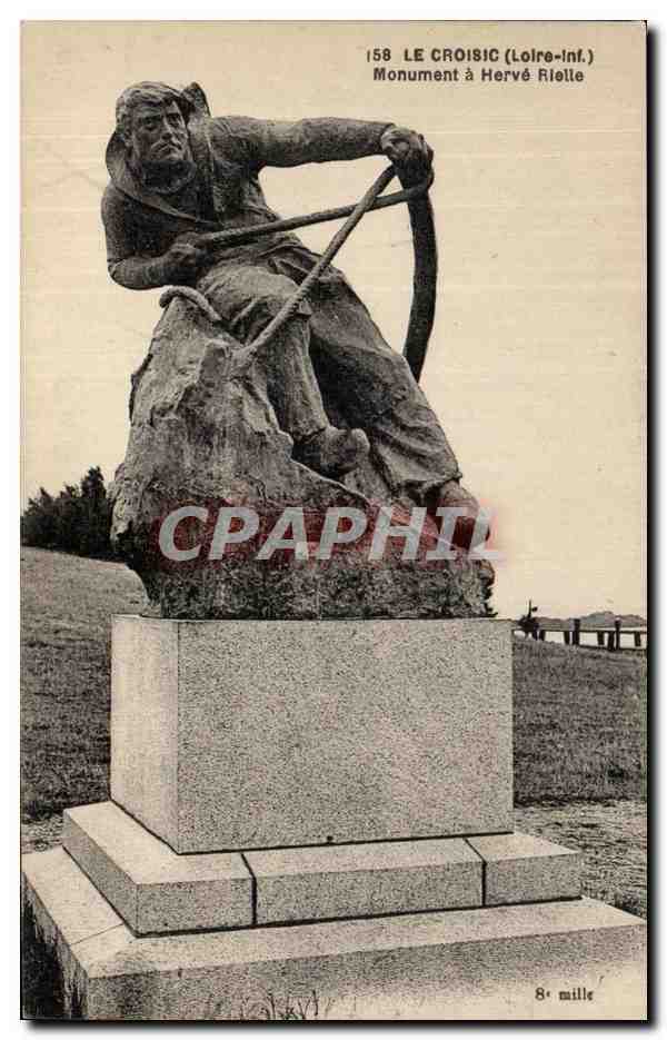 CPA Le Croisic (Loire inf) Monument a Herve Rielle
