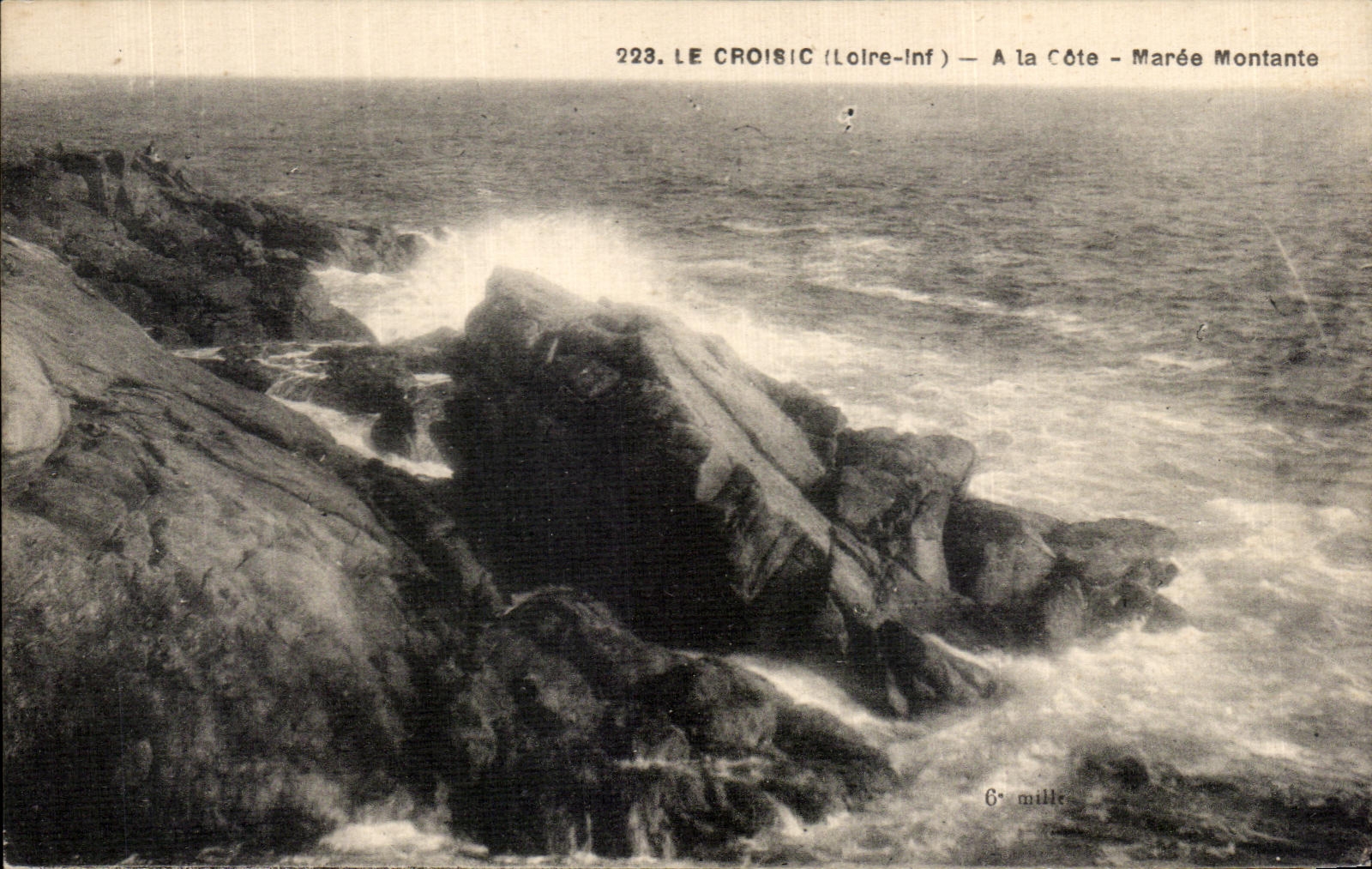 CPA Le Croisic (Loire inf) A ta Cote Maree Montante