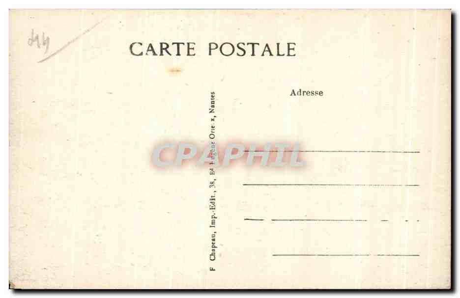 CPA Le Croisic (Loire inf) A ta Cote Maree Montante — Rückseite