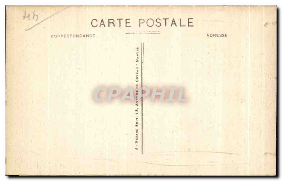 CPA Le Croisic Loire Inf Mssif des rochers du Grand Autel — Rückseite