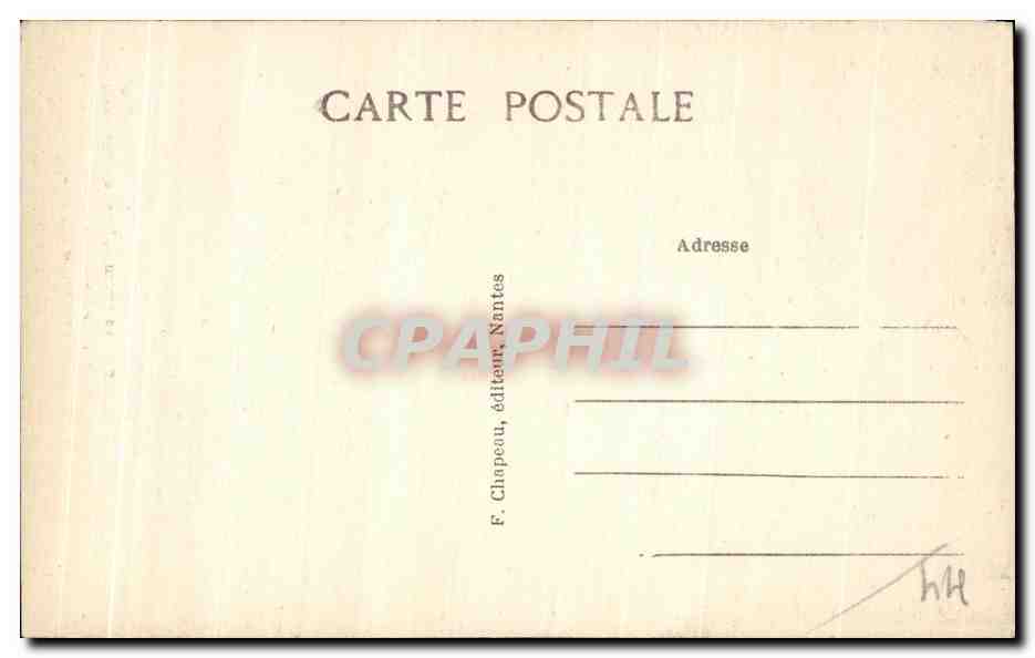 CPA Le Croisic (Loire Inf) Tour de I Eglise Nore Dame de Pitie — Back