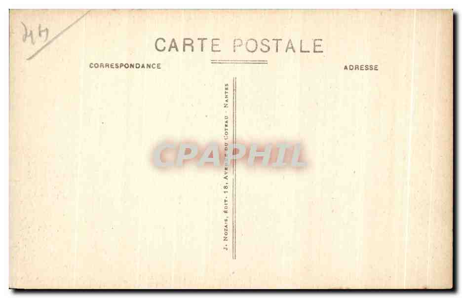 CPA Le Croisic (Loire Inf) Le Mont Esprit — Rückseite