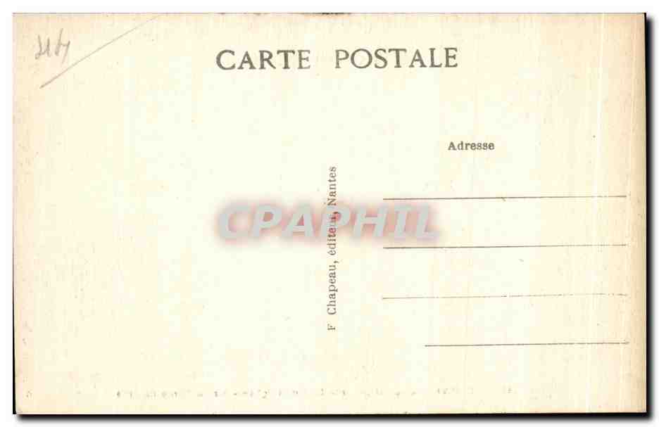 CPA Le Croisic (Loire Inf) Interleur de I Eglles Notre Dame de Pitie Christ — Rückseite