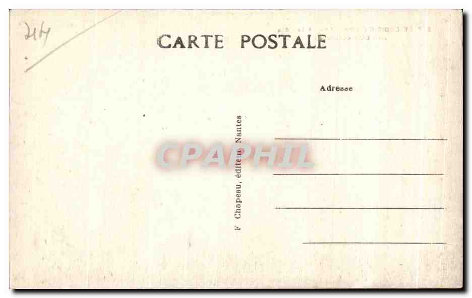 CPA Le Croisic (Loire Inf) A la Cote Une bete Curieuse — Rückseite