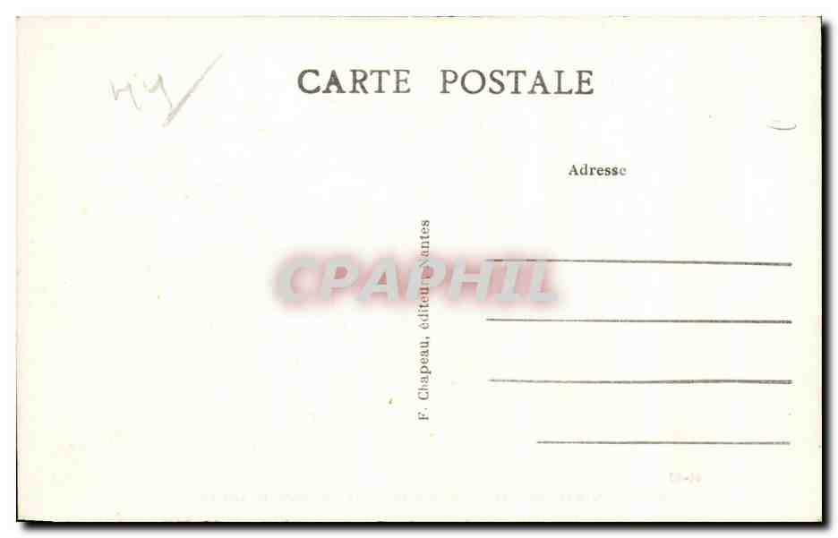 CPA Le Croisic (Loire Inf) Hopital Marin de Pen Bron sanatorium — Back