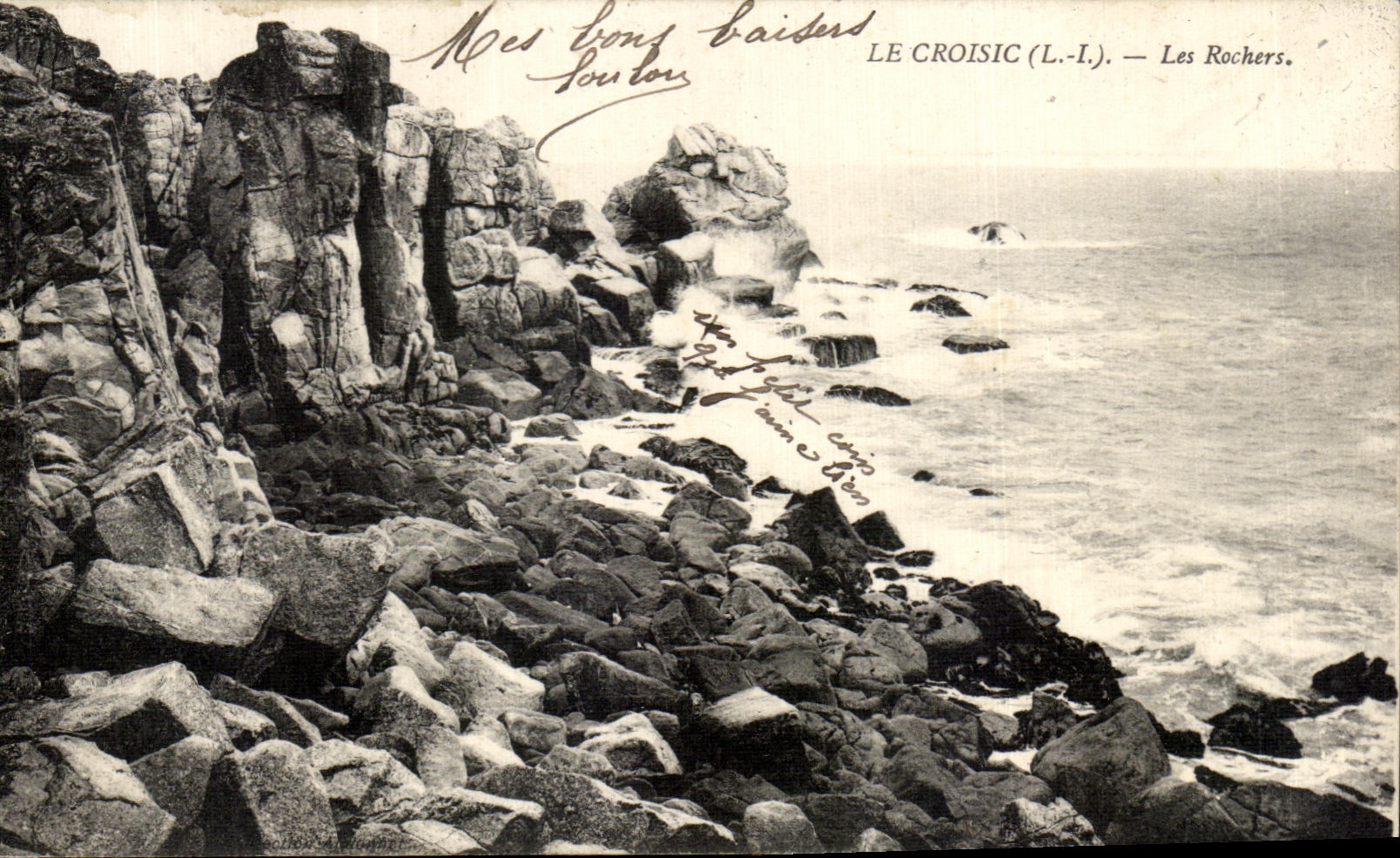 CPA Le Croisic (Loire Inf) Les Rochers