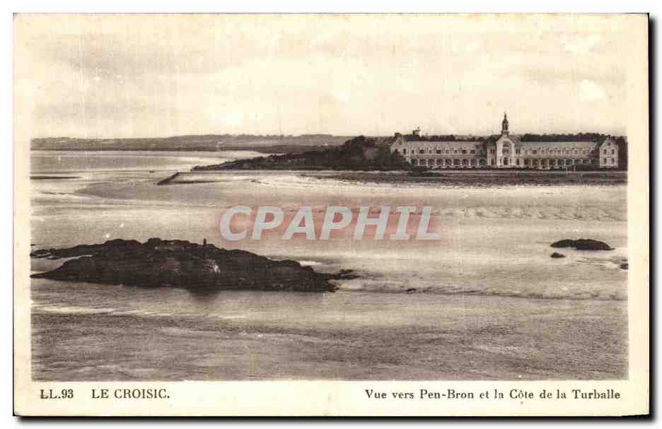 CPA Le Croisic Vue Vers Pen Bron et la Cote de la la Turballe