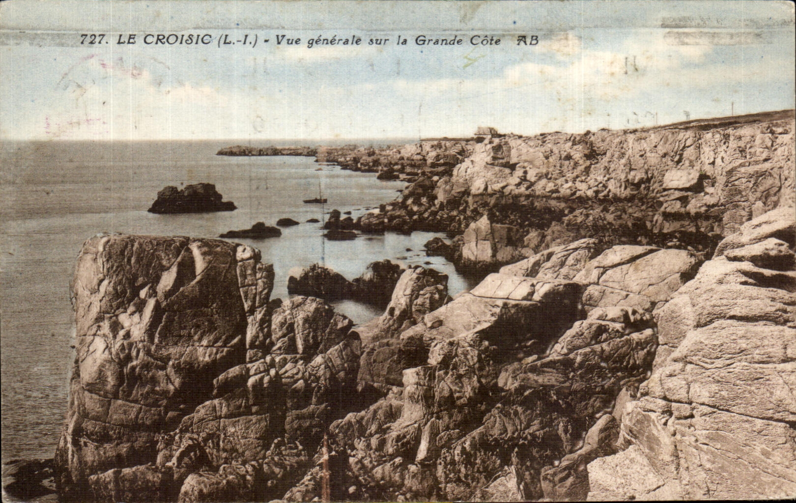 CPA Le Croisic (Loire Inf) Vue generale sur la Grande Cote