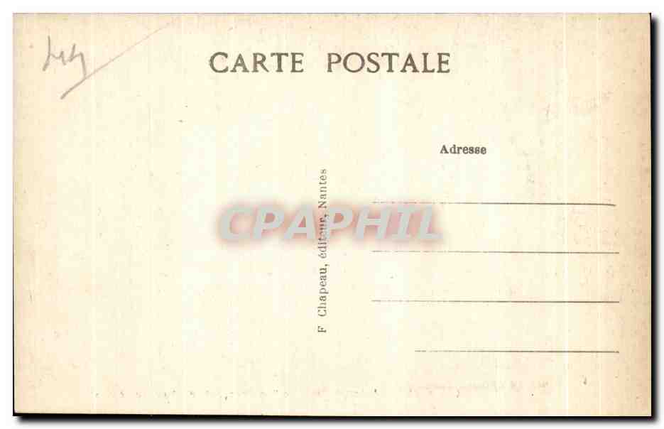 CPA Le Croisic (Loire inf) L Hopltal Marin de Pen Bron Pris Du Qual du Lenlgo — Rückseite