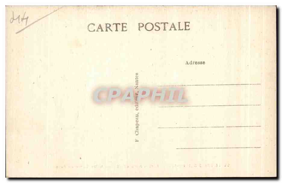 CPA Le Croisic (Loire inf) Portall Nord de I eglise Notre Dame de Pitie — Rückseite