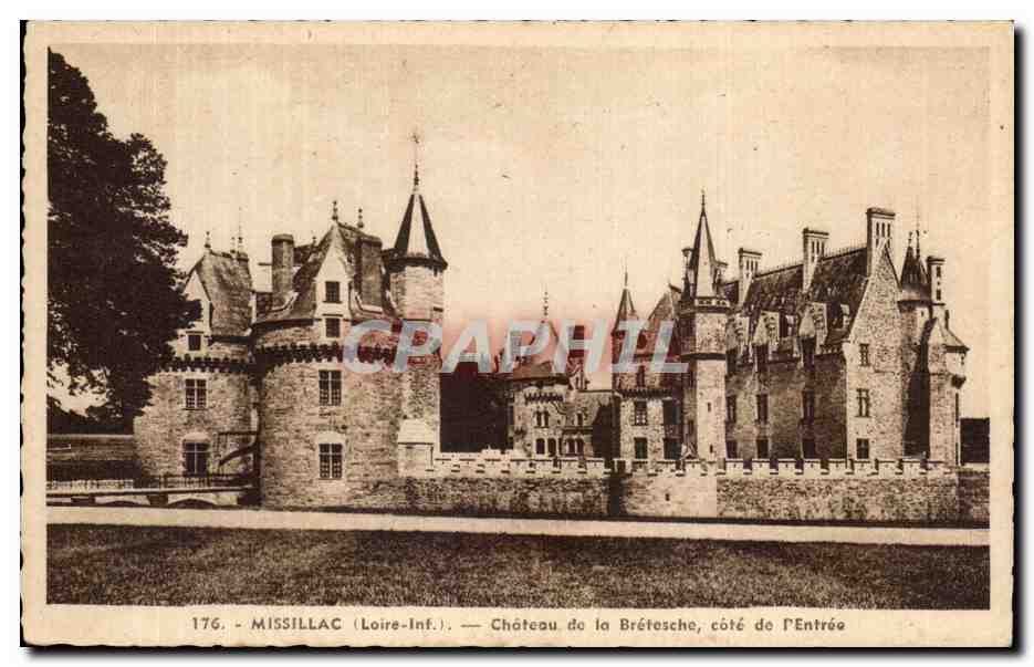 CPA Missillac (Loire inf) Chateau de la Bretesche cote de I Entree