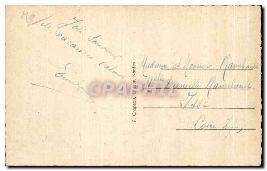 CPA Missillac (Loire inf) Chateau de la Bretesche cote de I Entree — Back