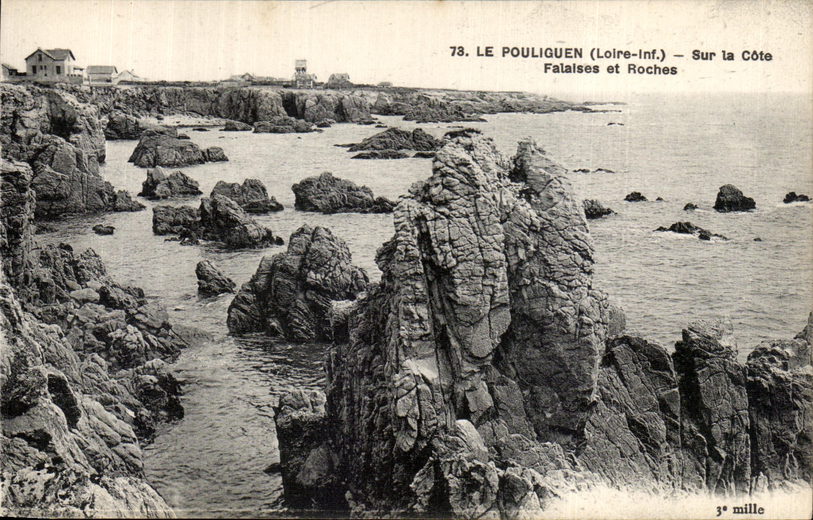 CPA Le Pouliguen (Loire Inf) Sur la Cote Falalses et Roches