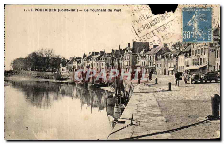 CPA Le Pouliguen (Loire Inf) Le Tournant du port