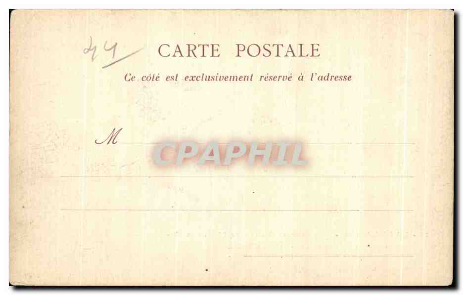 CPA Le Pouliguen Pierre Percee a quatre milles de la cote — Back