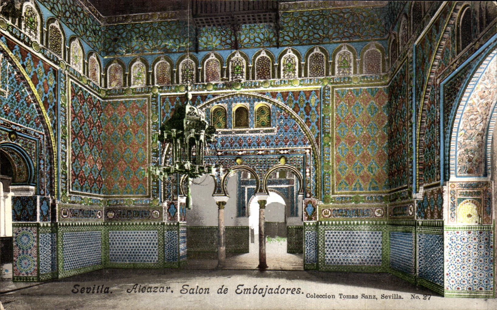 Aloázar. Salon de Embajadores — Collection Tomas Sanz, Séville. N° 27