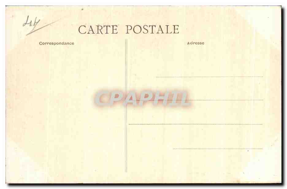 CPA Nants Le Chateau cote des Tours — Rückseite