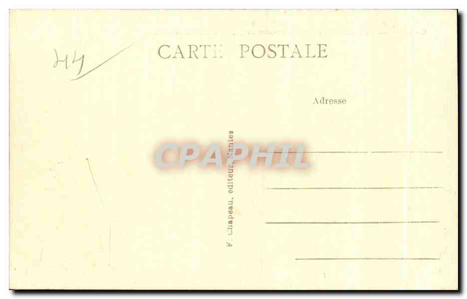 CPA Nants Place du Marechal Foch — Verso