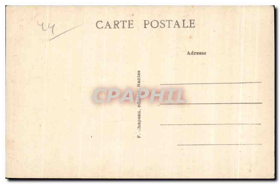 CPA Nants La Porte Saint Pierre — Back