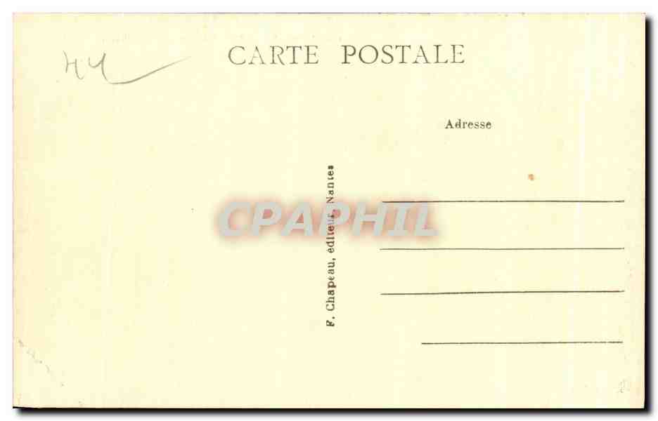 CPA Nants La Pretecture  — Verso