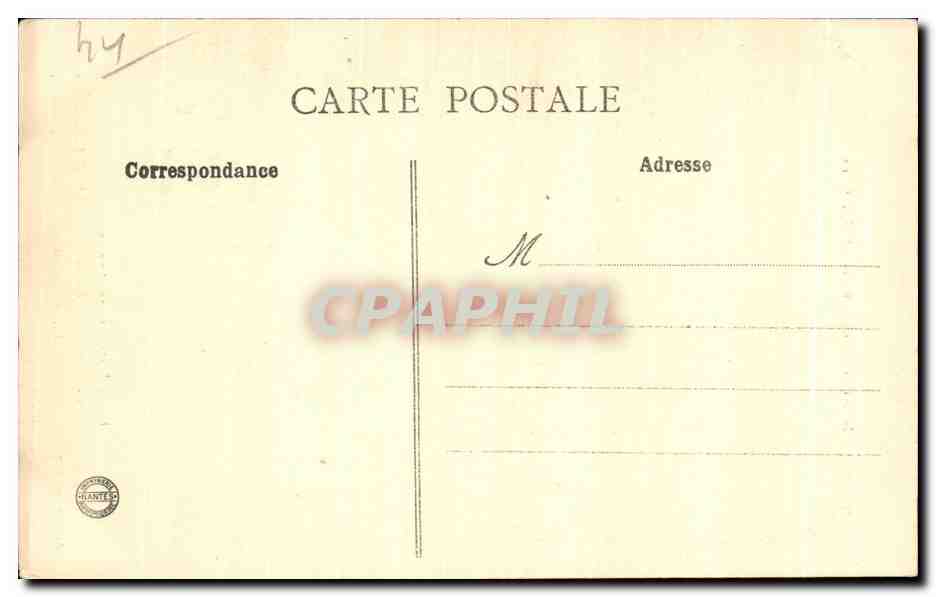 CPA Nantes Musee des Beaux Arts Ecole Francaise XVlll e siecle Portrait d une Dame — Rückseite