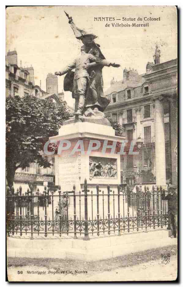 CPA Nantes Statue du Colonel de Villebois Mareuil
